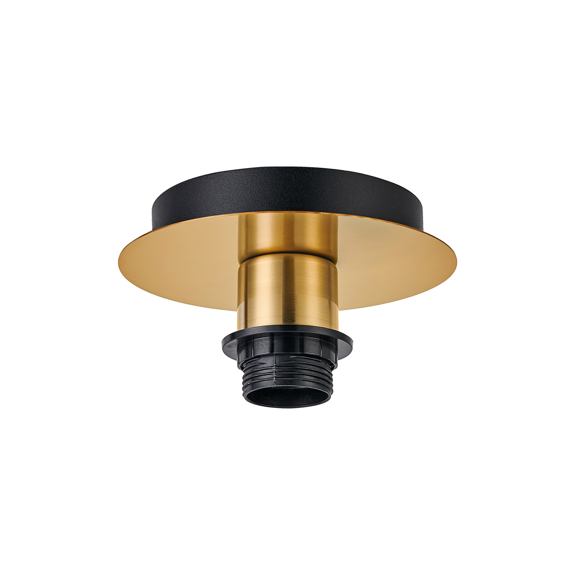 D0909AG  Carrie Antique Gold 1 Light E27 Universal Flush Ceiling